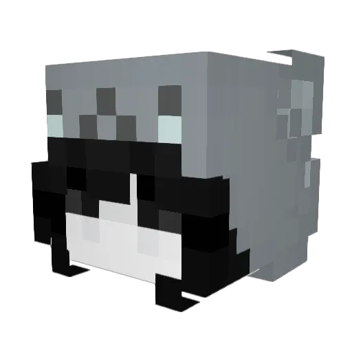 chezzboiger Minecraft avatar head, 3D render
