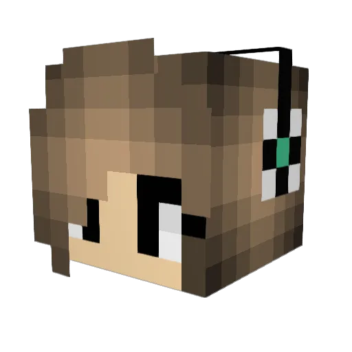 chgardol Minecraft avatar head, 3D render