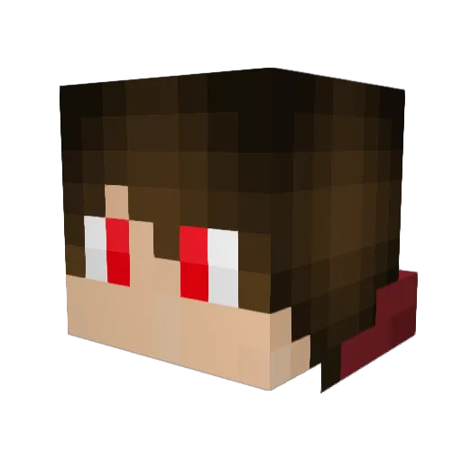 chguzman Minecraft avatar head, 3D render