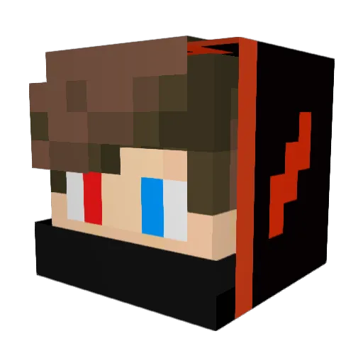 chi_chi_413 Minecraft avatar head, 3D render