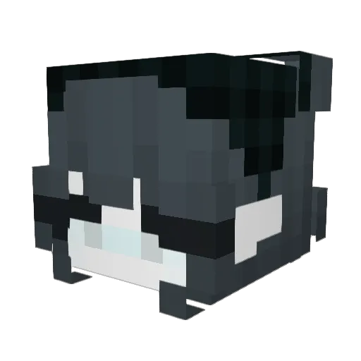 chiai3 Minecraft avatar head, 3D render