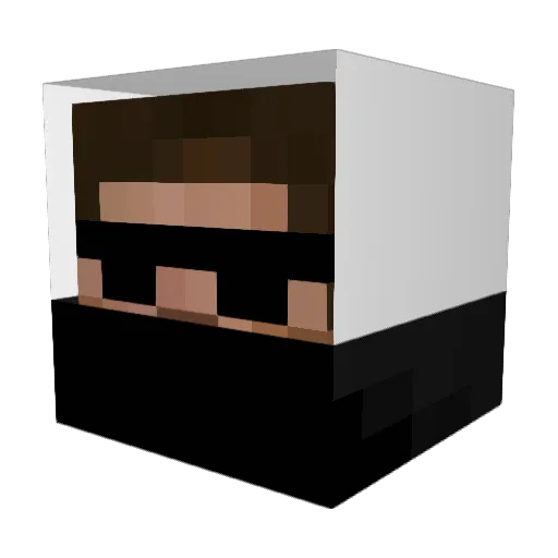 chianboy Minecraft avatar head, 3D render