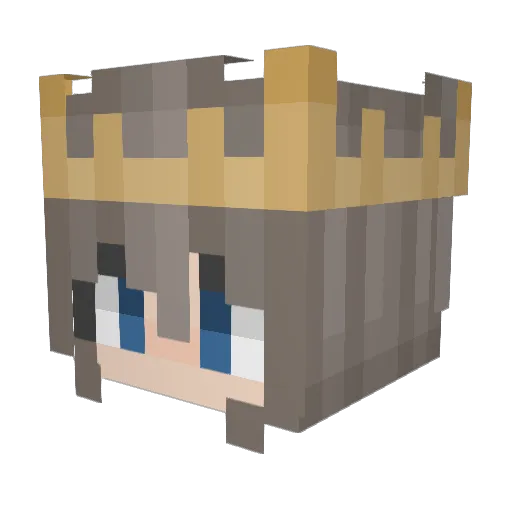 chiarax2005 Minecraft avatar head, 3D render