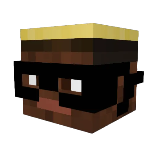 chiatti1 Minecraft avatar head, 3D render