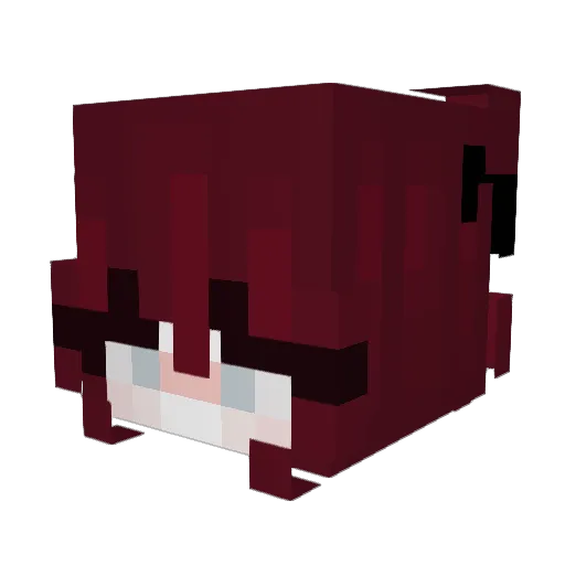 chibytezs Minecraft avatar head, 3D render
