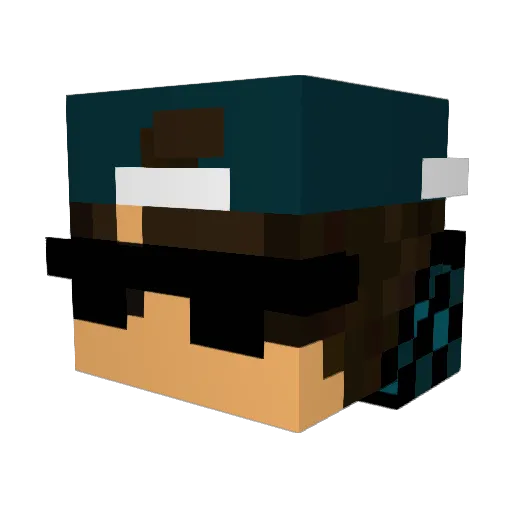 chicagoboy21 Minecraft avatar head, 3D render