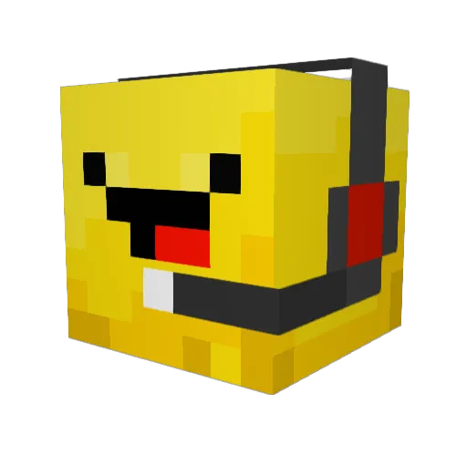 chicckeen Minecraft avatar head, 3D render