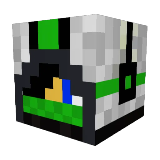 chicco0601 Minecraft avatar head, 3D render