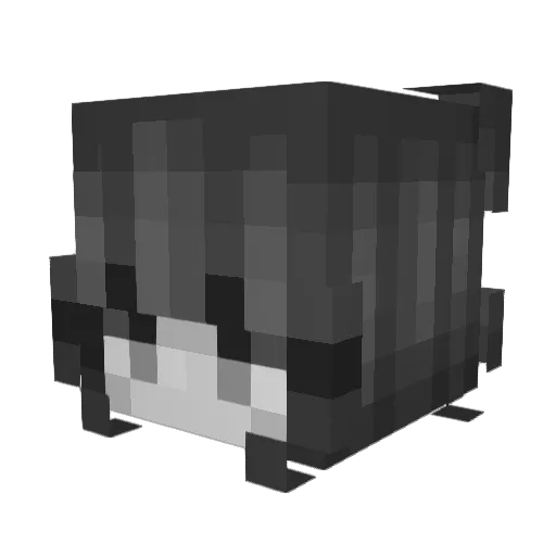 chicharitoss Minecraft avatar head, 3D render
