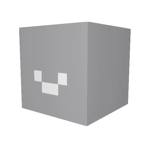 chichiiiy Minecraft avatar head, 3D render