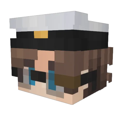 chichis1mms Minecraft avatar head, 3D render