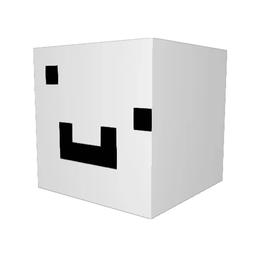 chick_fill_eh Minecraft avatar head, 3D render