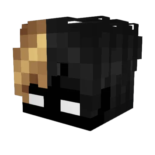 chickaletta01 Minecraft avatar head, 3D render