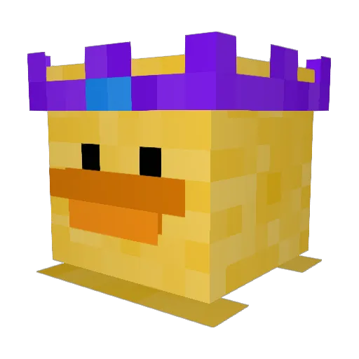 chickelord1 Minecraft avatar head, 3D render