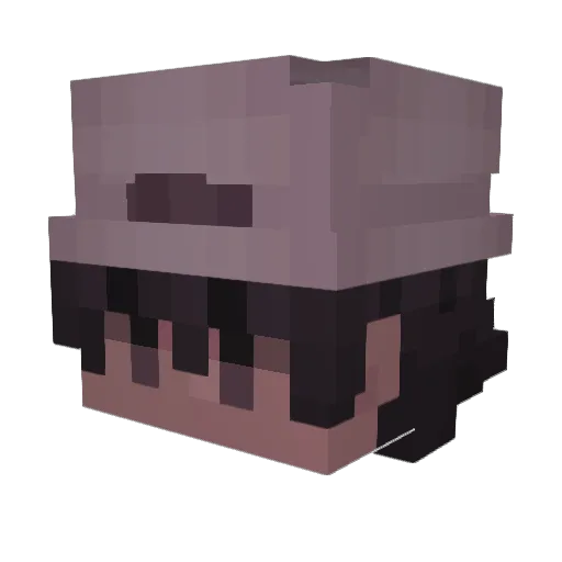 chicken220 Minecraft avatar head, 3D render