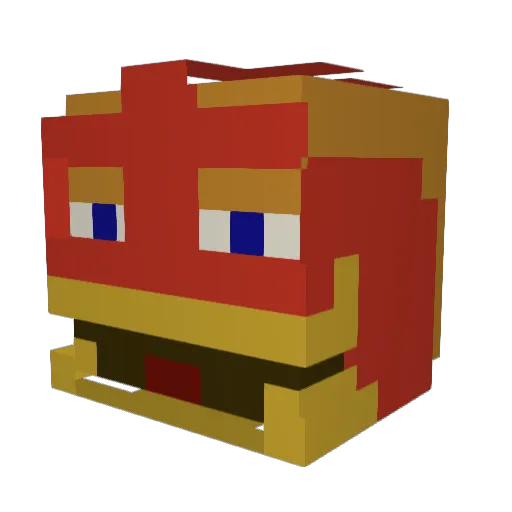 chicken_joe890 Minecraft avatar head, 3D render