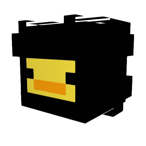 chicken_nuget1 Minecraft avatar head, 3D render