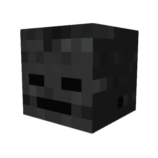chickenbigg Minecraft avatar head, 3D render