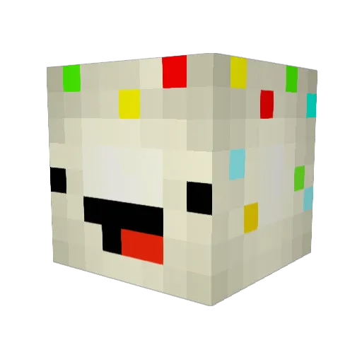 chickenboss33 Minecraft avatar head, 3D render