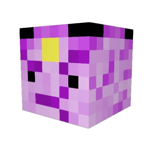 chickencake_ Minecraft avatar head, 3D render