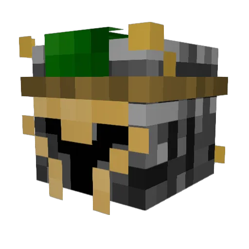 chickendinnerr74 Minecraft avatar head, 3D render