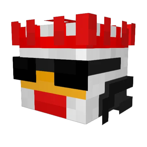 chickendoodle08 Minecraft avatar head, 3D render