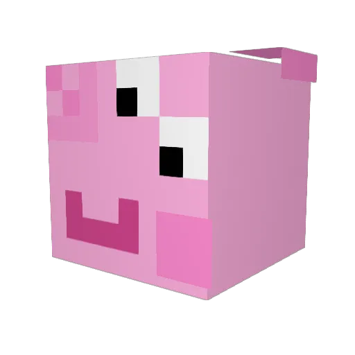 chickenegg56 Minecraft avatar head, 3D render