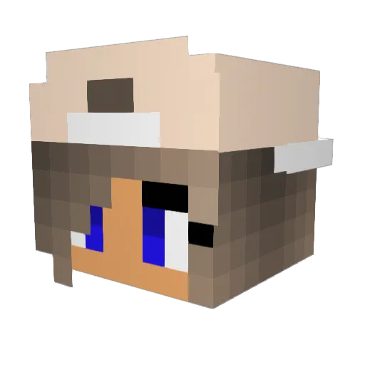 chickenfajitas69 Minecraft avatar head, 3D render