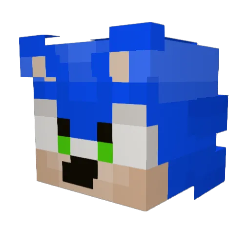chickenfanatic Minecraft avatar head, 3D render