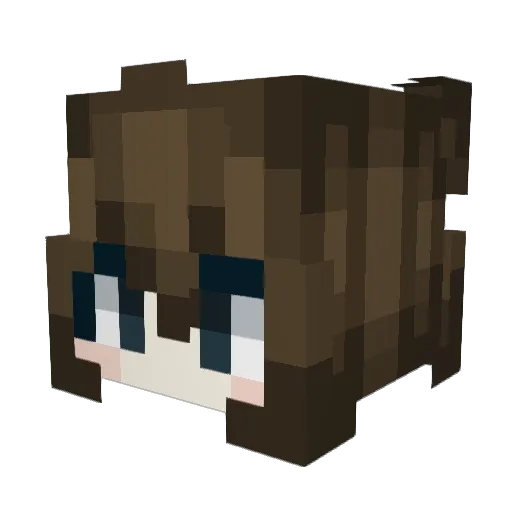 chickenfingerrrr Minecraft avatar head, 3D render