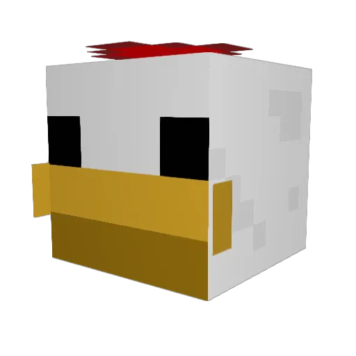 chickenslayer82 Minecraft avatar head, 3D render