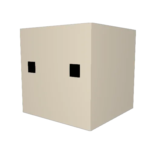 chickentender4 Minecraft avatar head, 3D render