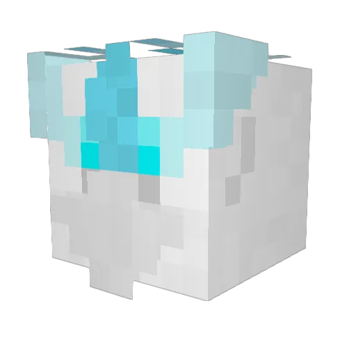 chickialeader Minecraft avatar head, 3D render