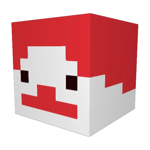 chicknblastr Minecraft avatar head, 3D render