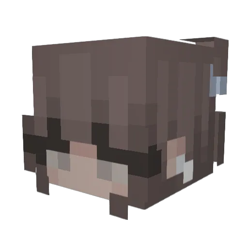 chickpea07 Minecraft avatar head, 3D render