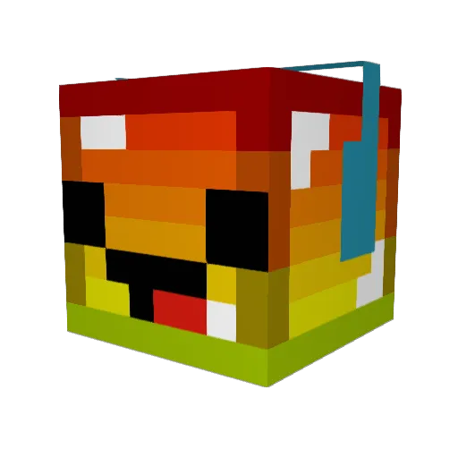 chico010210 Minecraft avatar head, 3D render