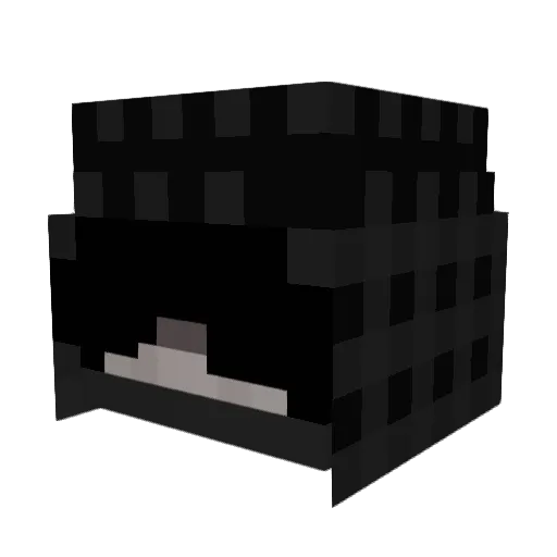 chico0440 Minecraft avatar head, 3D render
