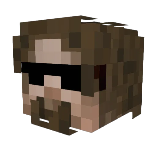 chiefchester796 Minecraft avatar head, 3D render