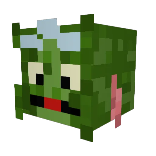 chiefedwin Minecraft avatar head, 3D render
