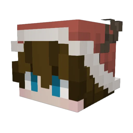 chieffyyy Minecraft avatar head, 3D render