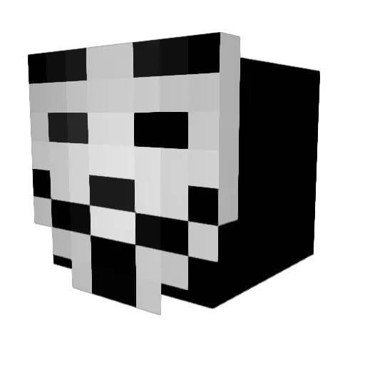 chiefkeif Minecraft avatar head, 3D render