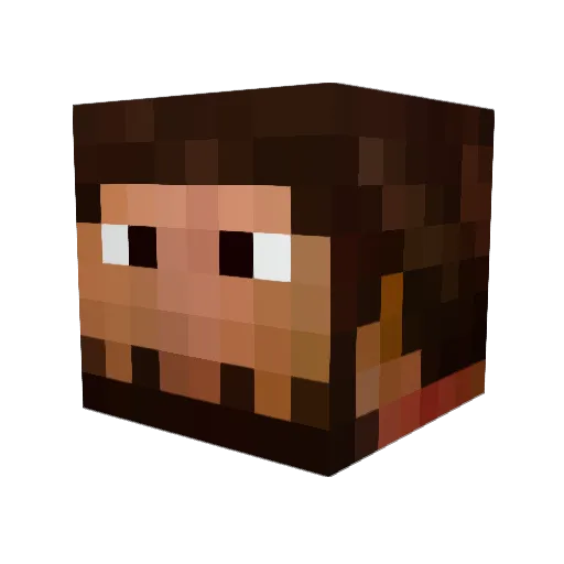 chiggyyy Minecraft avatar head, 3D render
