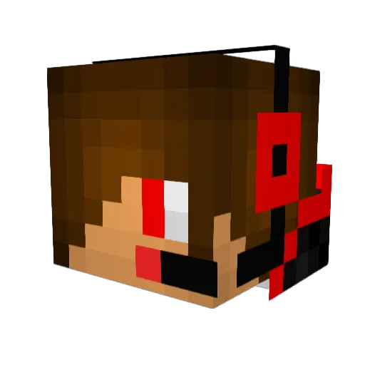 chignoljr Minecraft avatar head, 3D render
