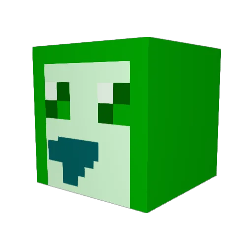 chihoya11 Minecraft avatar head, 3D render