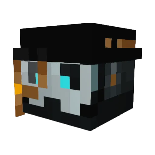 chiitanfanboy Minecraft avatar head, 3D render