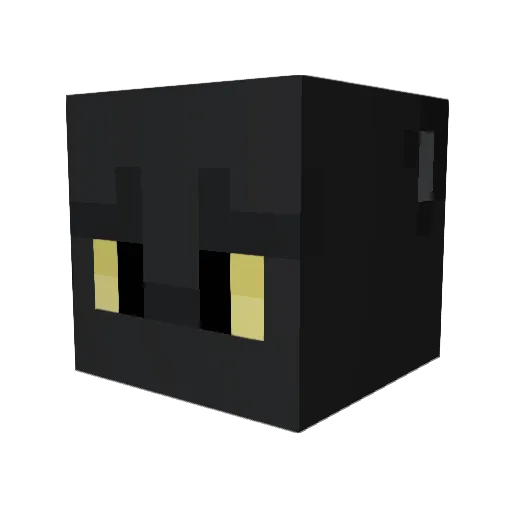 chika564 Minecraft avatar head, 3D render
