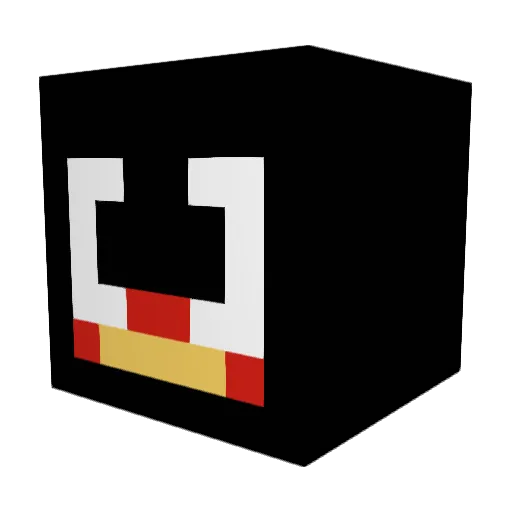 chikimz Minecraft avatar head, 3D render