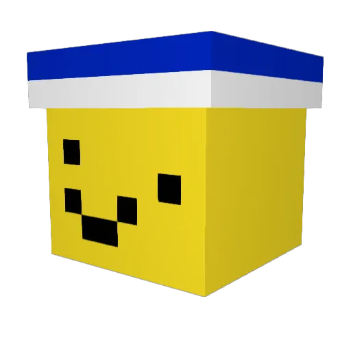 chiknboyyy Minecraft avatar head, 3D render