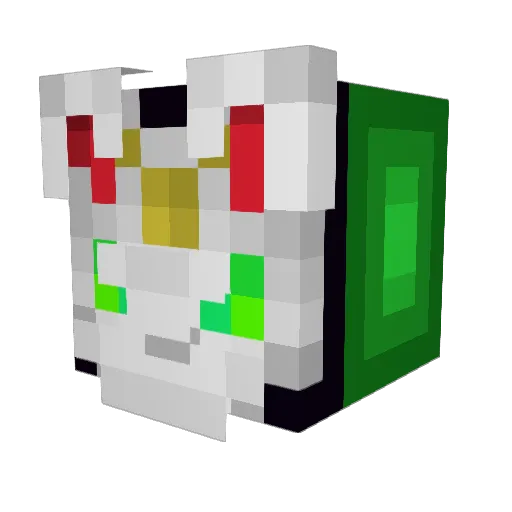 chikuwa715 Minecraft avatar head, 3D render