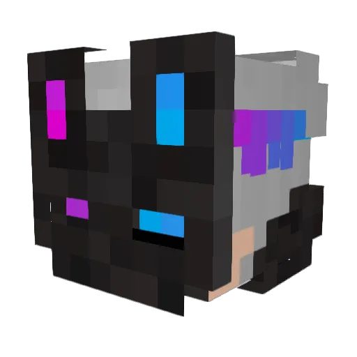chilas77 Minecraft avatar head, 3D render